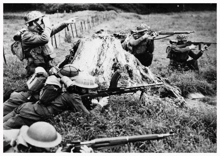 Carronbridge joint Norwegian-Polish manoeuvres 3 BW95.13.14a