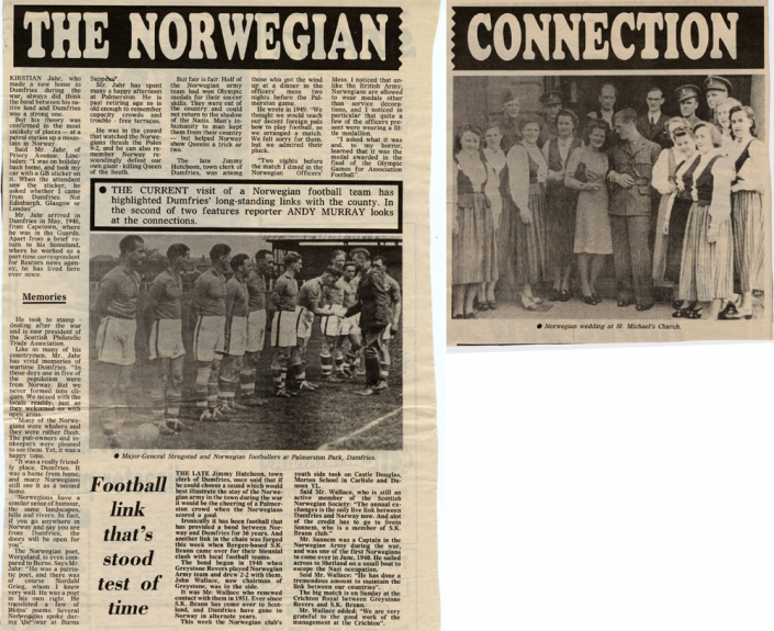 Newspaper football copy
